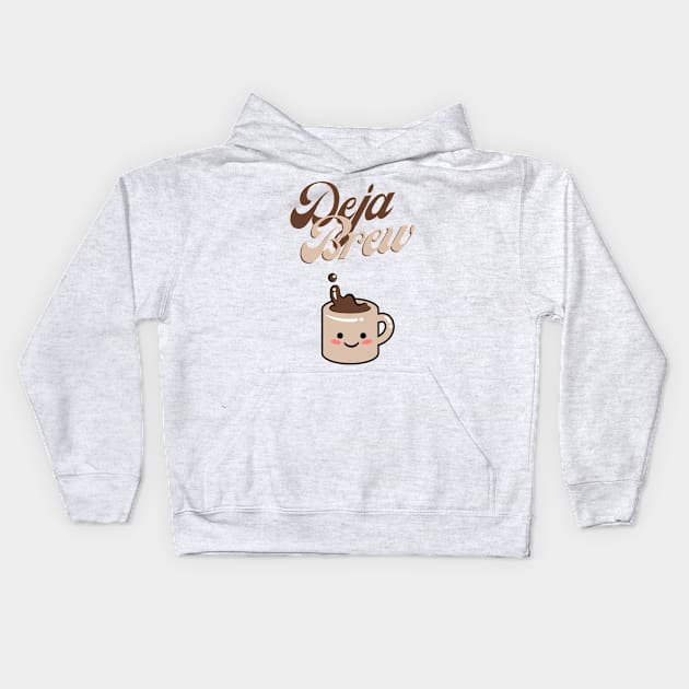 Deja Brew Kids Hoodie by SilentCreations